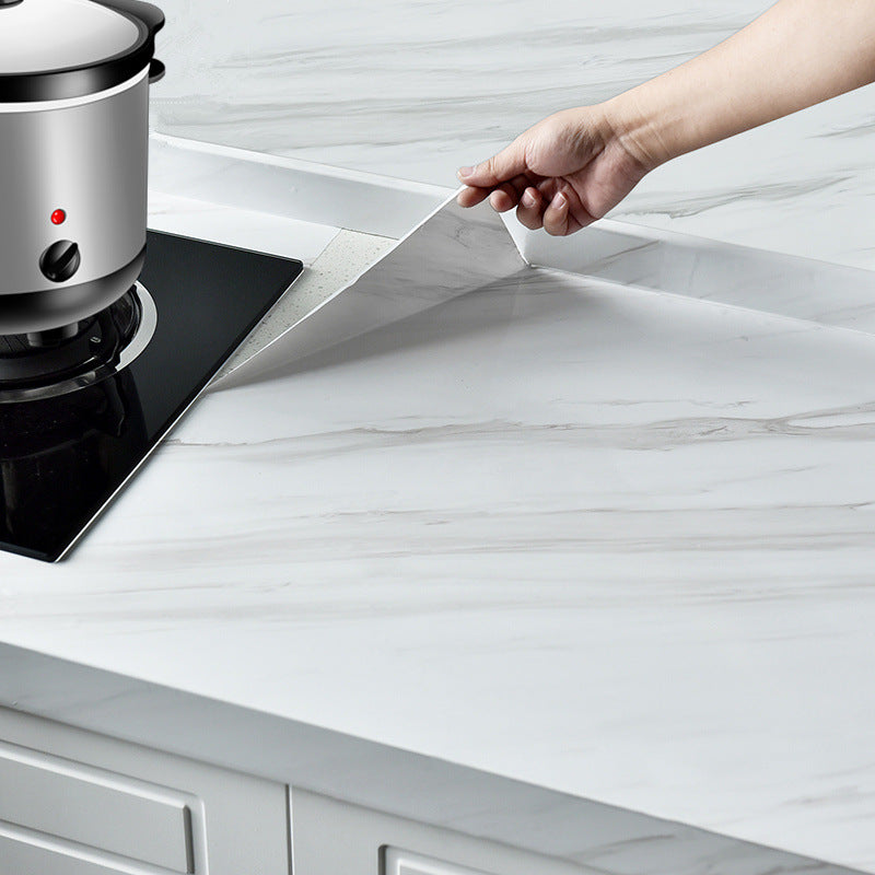 Waterproof Self-Adhesive Marble Effect Kitchen Wrap