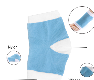 Gel Moisturizing Socks with Heel Support