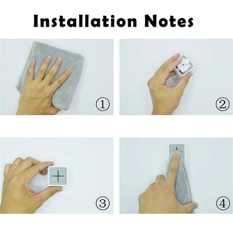 Self-Adhesive Wall Mounted Towel Hook Organizer