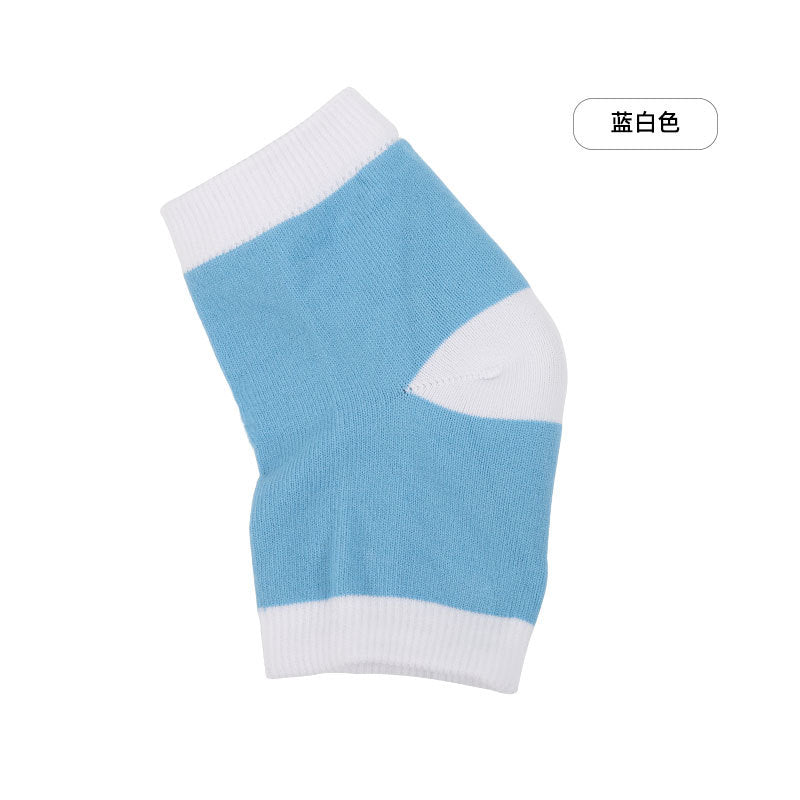 Silicone Heel Socks for Foot Care and Moisturizing