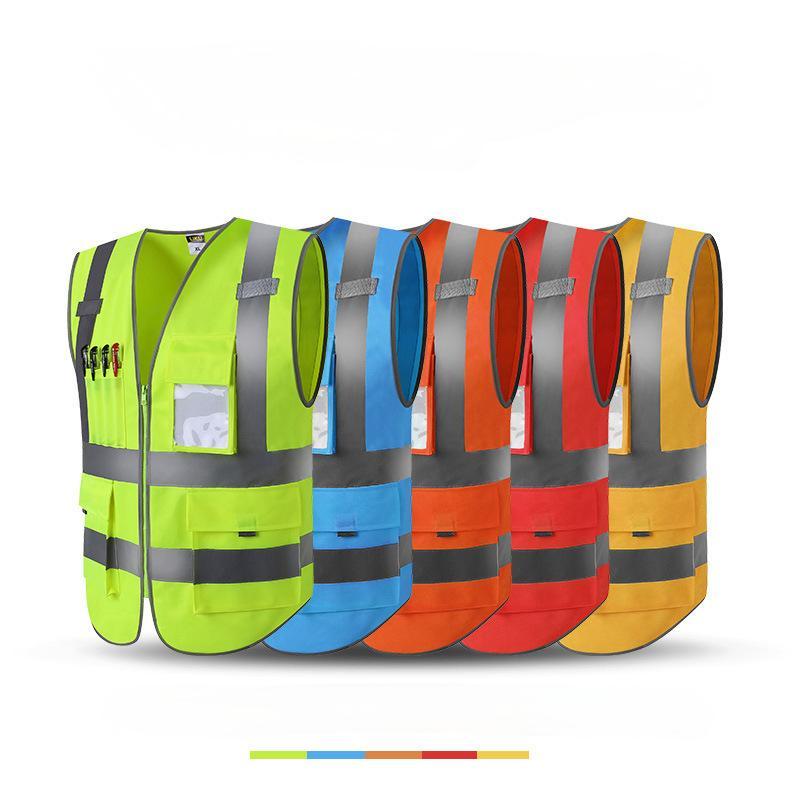 Reflective Safety Vest for Construction and Cycling