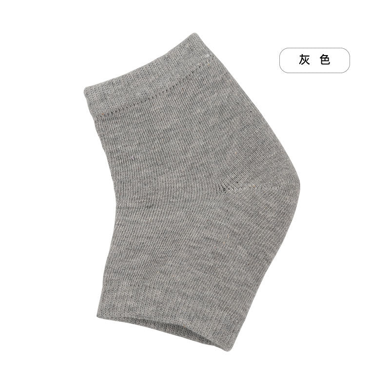 Silicone Heel Socks for Foot Care and Moisturizing