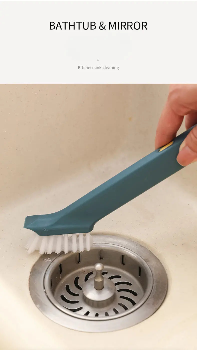 2-in-1 Stove Brush with Tweezers for Kitchen Cleaning