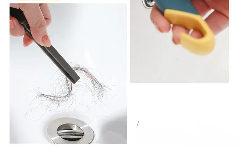 2-in-1 Stove Brush with Tweezers for Kitchen Cleaning