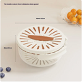 Foldable Fruit & Vegetable Washing Basket with Lid – Drain Bowl, Colander, and Crisper for Kitchen